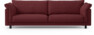 Cherrie - 4-sits soffa, fast klädsel - Röd