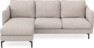 Madison Lux - 2-sits soffa med schäslong vänster - Beige