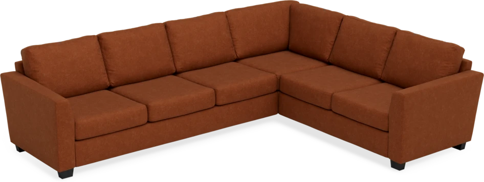 Friday - Hörnsoffa, 3+2-sits - Orange