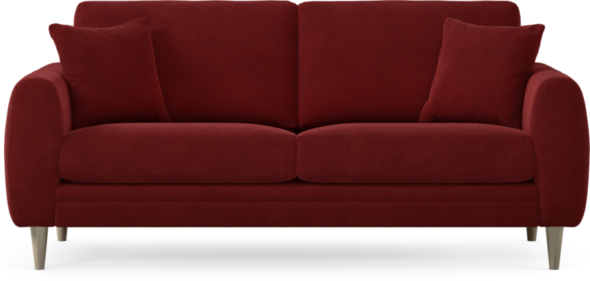 Eden - 2,5-sits soffa - Röd