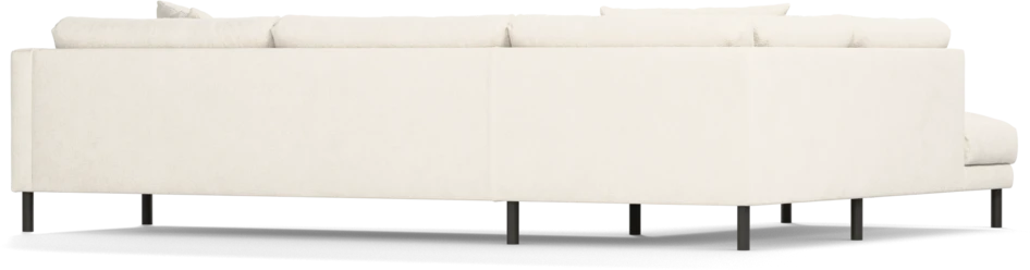 Harper - 3-sits soffa med divan vänster - Vit