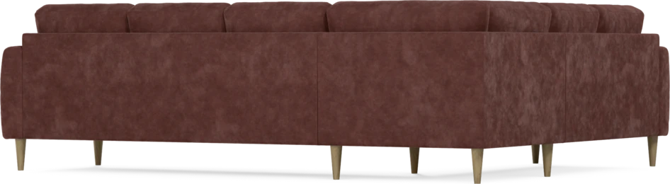 Eden - Hörnsoffa, 2+3-sits - Röd