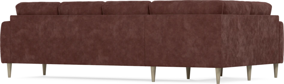 Eden - Hörnsoffa, 1+3-sits - Röd