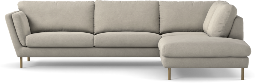 Madison - 3-sits soffa med divan höger - Grå