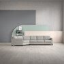 Nevada - 3-sits soffa med cosy hörn vänster - Beige