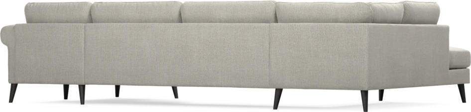 Bridge - 3-sits soffa med divan vänster och schäslong höger - Grå
