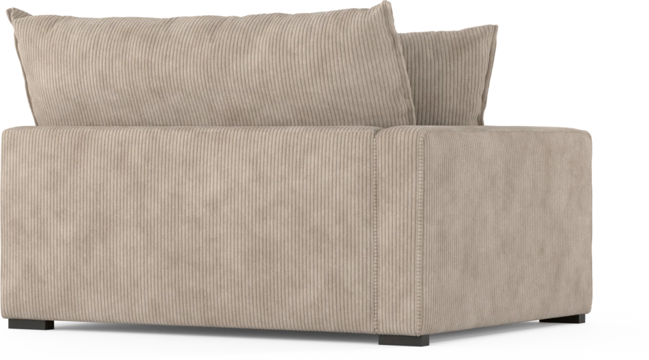 Rossi - 2-sits med armstöd vänster - Beige