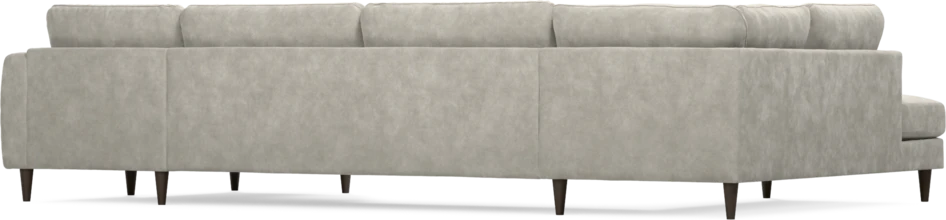 Bridge - 3-sits soffa med divan vänster och schäslong höger - Grå