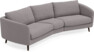 Madison - 3-sits soffa svängd, 90 cm - Grå