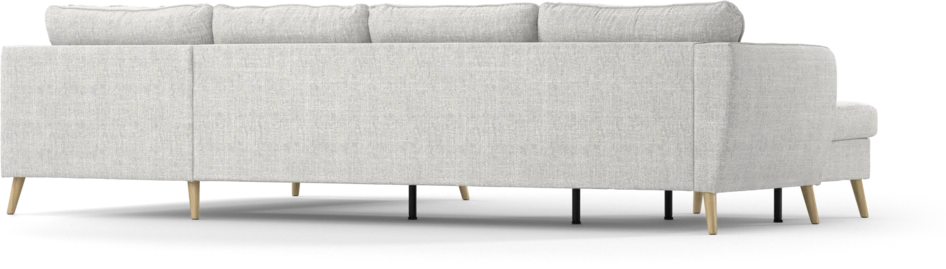 County - 3-sits soffa med schäslong vänster och divan höger - Grå