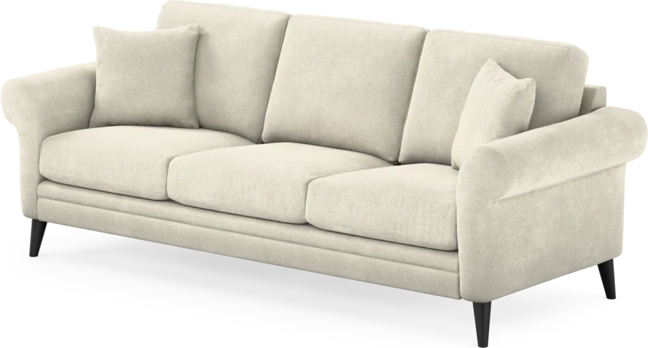 Eden - 3-sits soffa - Vit