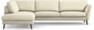 Madison - 3-sits soffa med divan vänster - Vit