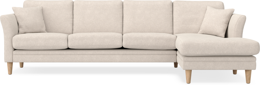 Eden - 3-sits soffa med schäslong - Beige