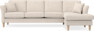 Eden - 3-sits soffa med schäslong - Beige