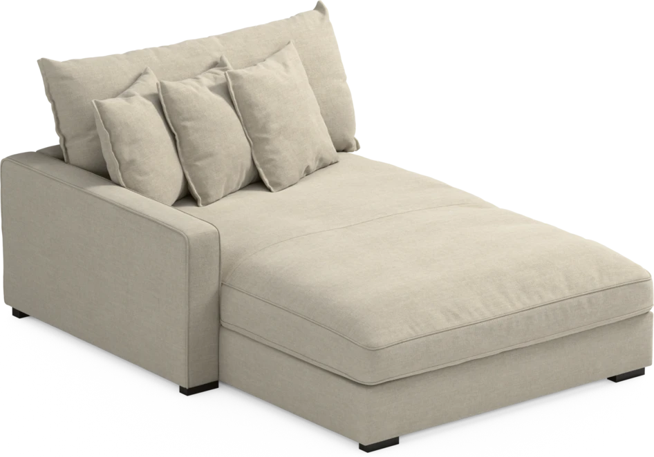 Rossi - Schäslong XL vänster - Beige