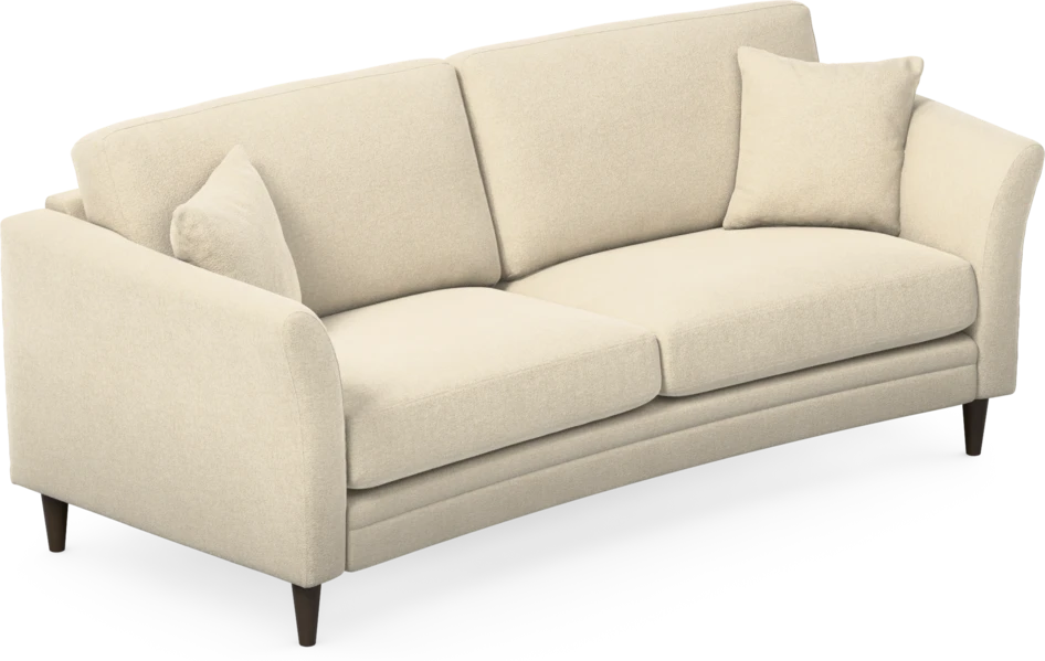 Eden - 2,5-sits soffa svängd - Beige
