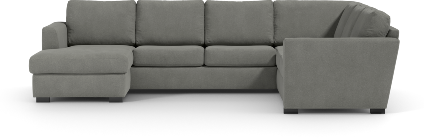 Friday - Hörnsoffa, 3+2-sits med schäslong vänster - Grå