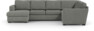 Friday - Hörnsoffa, 3+2-sits med schäslong vänster - Grå