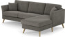 Eden - 2,5-sits soffa med schäslong - Grå