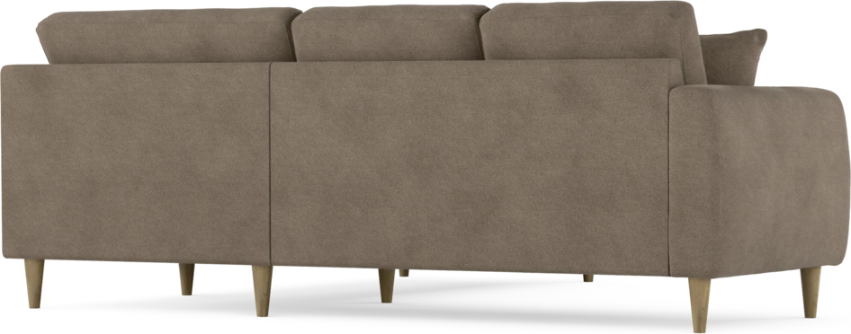 Eden - Hörnsoffa, 2+2-sits - Brun
