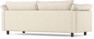 Cherrie - 2,5-sits soffa, fast klädsel - Beige