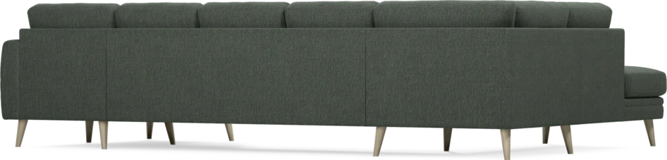 Eden - 3-sits soffa med divan vänster och schäslong höger - Grön