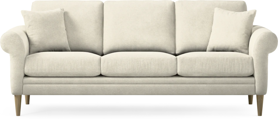 Eden - 3-sits soffa - Vit
