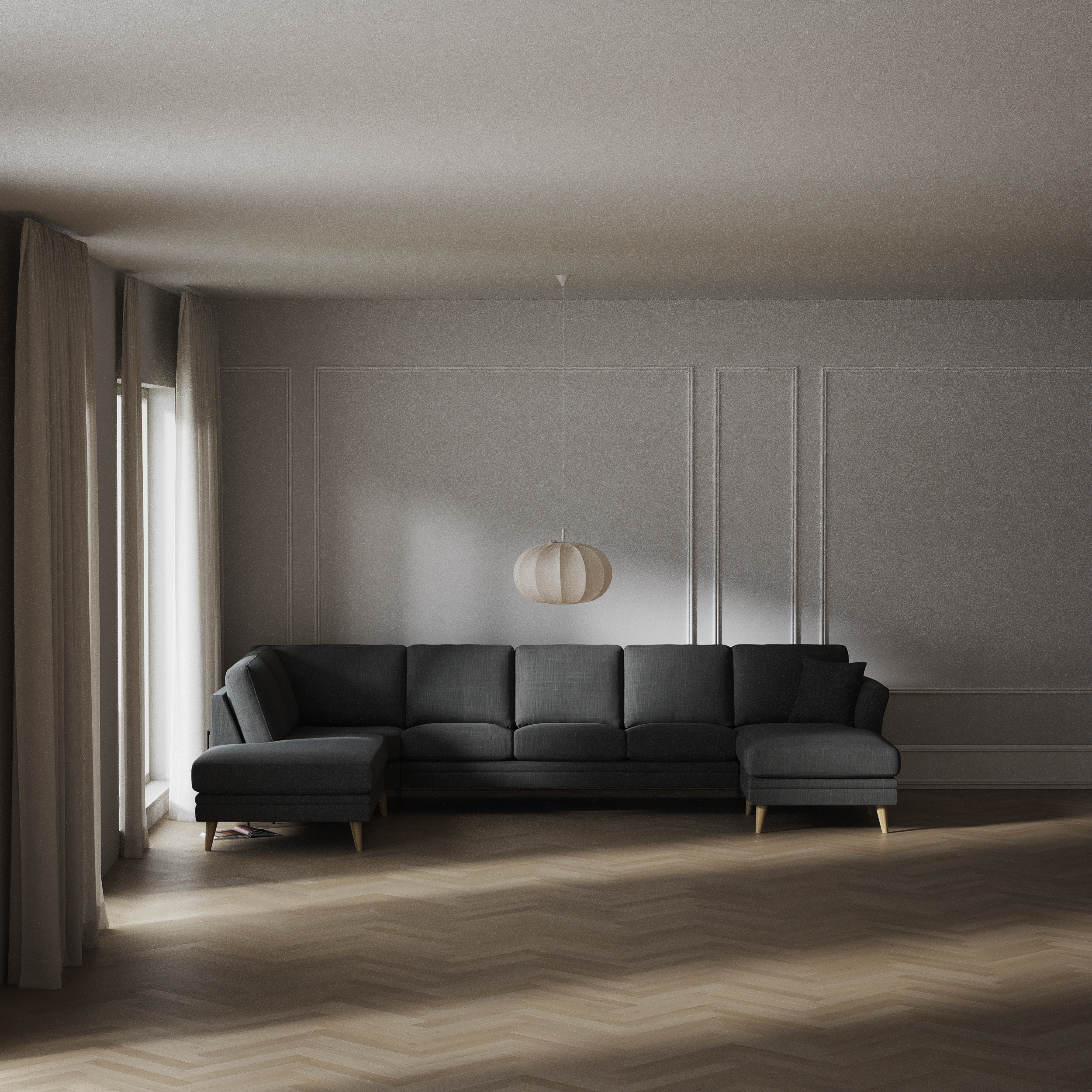 Eden - 3-sits soffa med divan vänster och schäslong höger - inspiration