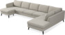 County - 4-sits soffa med schäslong vänster och divan höger - Beige