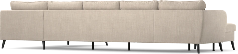 County - 4-sits soffa med schäslong vänster och divan höger - Beige