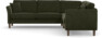 Eden - Hörnsoffa 2,5+2,5 - Grön