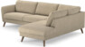 Bridge - 3-sits soffa med divan höger - Beige
