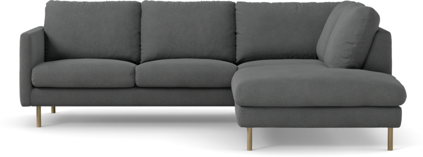 Madison Lux - 2-sits soffa med divan höger - Grå