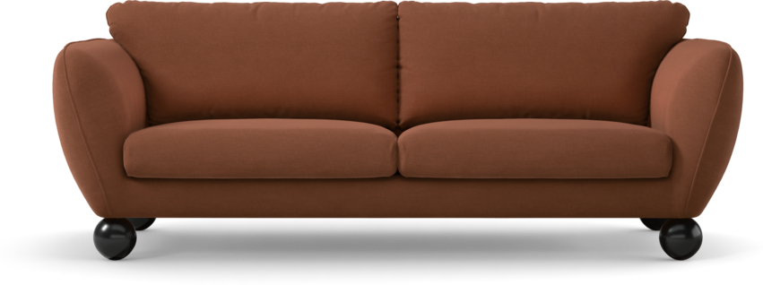 Madison Lux - 3-sits soffa - Röd