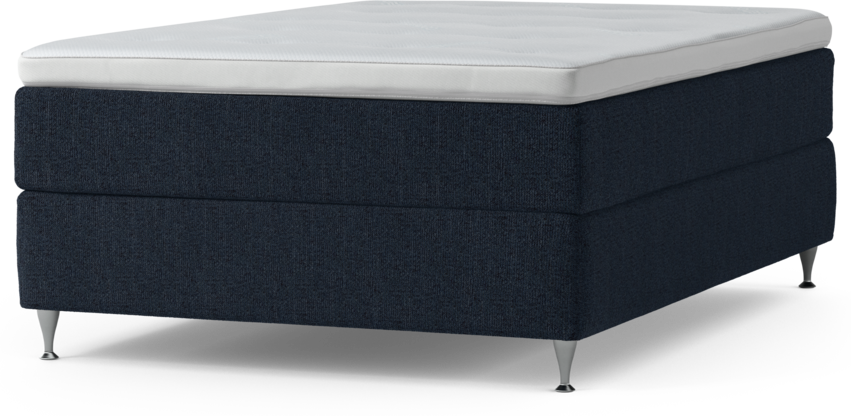 Delux Exclusive - Kontinentalsäng, enkelsäng 140 cm med bäddmadrass och sängben