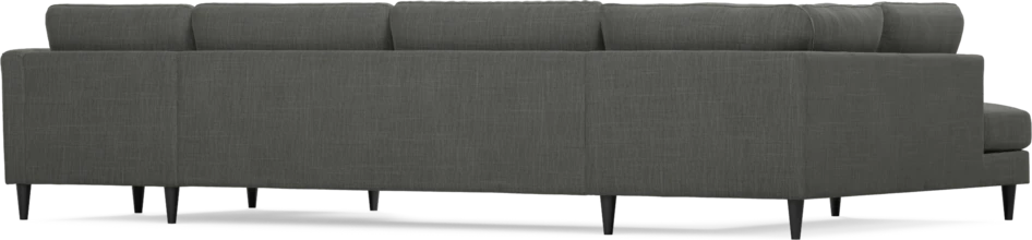 Bridge - 3-sits soffa med divan vänster och schäslong höger - Grå