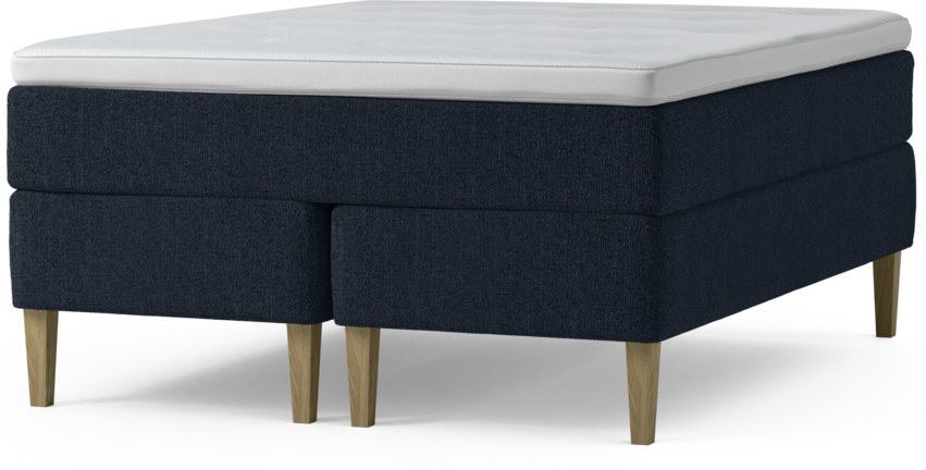 Delux Dream - Kontinentalsäng, dubbelsäng med bäddmadrass och sängben