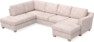 Friday - 3-sits soffa med divan vänster och schäslong höger - Rosa