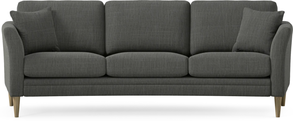 Eden - 3-sits soffa svängd - Grå