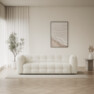 Bella - 3-sits soffa - Vit