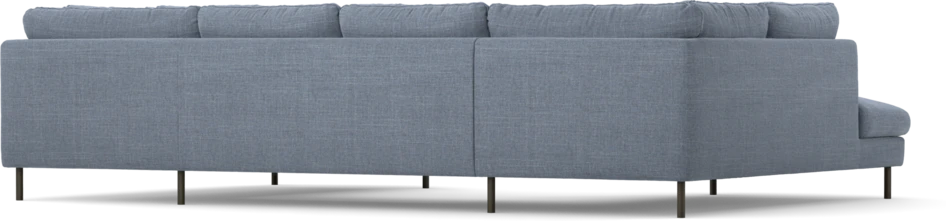 Madison Lux - 2-sits soffa med divan vänster och höger - Blå