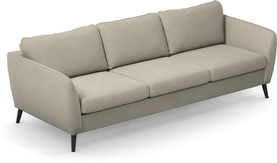 County - 3-sits soffa - Grå