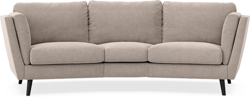 Madison - 3-sits soffa svängd, 70 cm - Beige