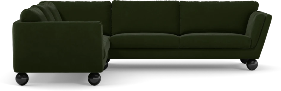 Madison Lux - Hörnsoffa 2+3-sits, hörn 1 - Grön
