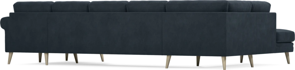 Eden - 3-sits soffa med divan vänster och schäslong höger - Blå