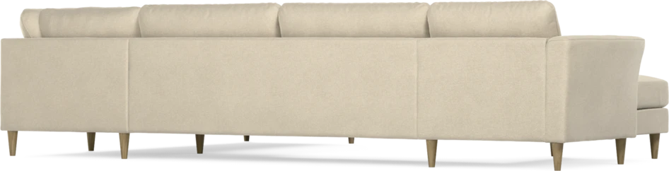 Bridge - Hörnsoffa, 3+2-sits med schäslong vänster - Beige