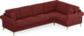 Eden - Hörnsoffa, 3+1-sits - Röd