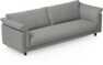 Cherrie - 4-sits soffa, hel dyna, fast klädsel - Grå