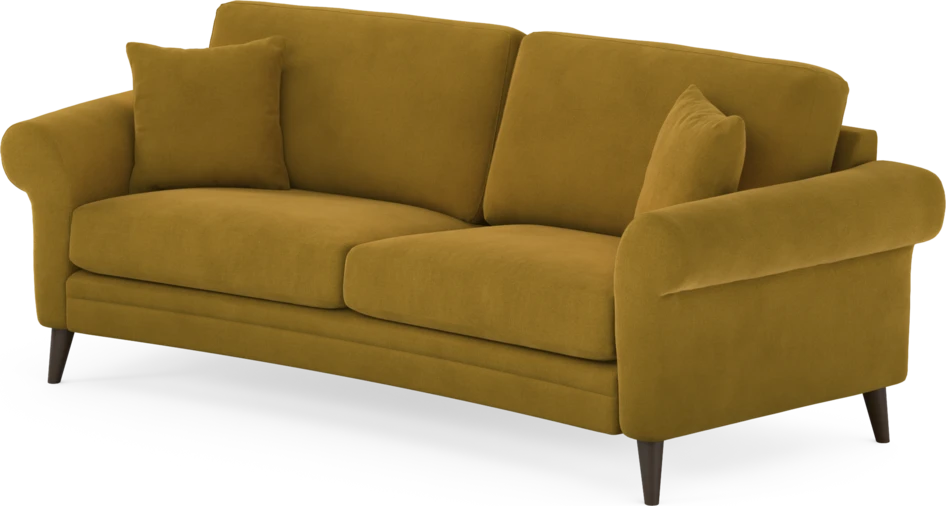 Eden - 2,5-sits soffa svängd - Gul