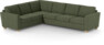 Friday - Hörnsoffa, 2+3-sits - Grön